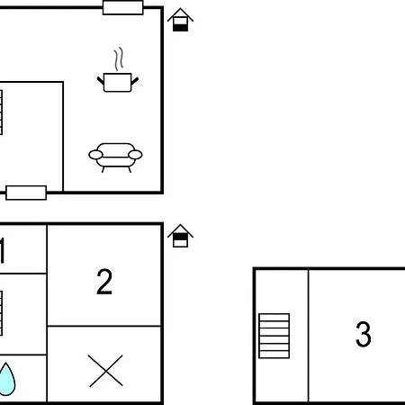 Nice In W/ 3 Bedrooms Feriehus